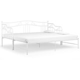 The Living Store Izvlečni posteljni okvir bel iz kovine 90x200 cm - Posteljni Okvir, (21530569) | Shoptok.si
