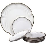 Sigma porcelanski set za kolače WD9429, 7 komada, beli Cene