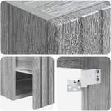  Set ormarića za kupaonicu 3 kom. Siva Sonoma 49 x 44,5 x 66 cm | shoptok.hr