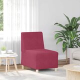 vidaXL Modularna sofa bez naslona za ruke, vino crvena, 55 cm, baršun Cijene