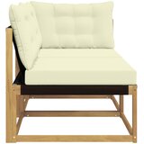  Sekcionalna sofa s jastukom Bijela 162,5 x 83 x 73 cm | shoptok.hr