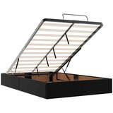 vidaXL Otomanski posteljni okvir brez vzmetnice črn 120x190 cm | Shoptok.si