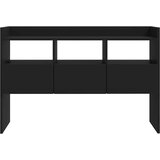  Komoda crna 105 x 30 x 70 cm od konstruiranog drva | shoptok.hr