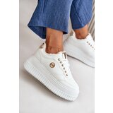 Boto Sneakers Women's Sports Shoes Insulated On Massive Sole White Ardiela | shoptok.hr