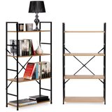 Modern Home Velika etažera s 4 policami loft stil, (5000289725) | Shoptok.si