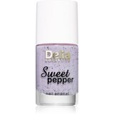 Delia Cosmetics Sweet Pepper Black Particles lak za nokte nijansa 04 Lavender 11 ml | shoptok.hr
