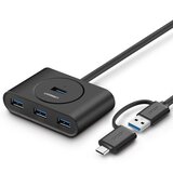Ugreen USB 3.0 Hub z USB-C 3.1 OTG adapterjem 1M - box Cene