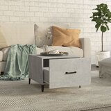  Stolić za kavu s metalnim nogama 2 kom boja betona 50x50x40 cm | shoptok.hr