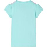  Dječja majica kratkih rukava svijetla boja mente 92 | shoptok.hr