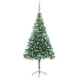 vidaXL umjetno božićno drvce LED s kuglicama 180 cm 564 grane | shoptok.hr