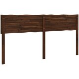  Uzglavlje s prirodnim rubom ROSTOCK Tamno smeđa 180 cm | shoptok.hr