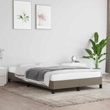 Okvir kreveta bez madraca smeđesivi 120x190cm tkanine | shoptok.hr