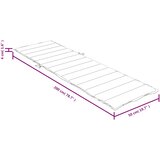  Jastuk za ležaljku prošarani antracit 200x50x4 cm od tkanine | shoptok.hr