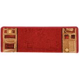  Otirači za stepenice samoljepljivi 10 kom 65x21x4 cm crveni | shoptok.hr