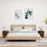 vidaXL Stenske TV omarice 2 kosa dimljeni hrast 40,5x30x40 cm inž. les | Shoptok.si