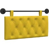 Držeće uzglavlje Zidne Žuta 90 x 55 x 7 cm Baršun - Žuta 80 cm bez LED | shoptok.hr