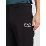 Ea7 Emporio Armani Hlače črna / bela | Shoptok.si