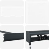 vidaXL Ročna retraktibilna tenda bela 500x300 cm | Shoptok.si