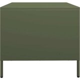  Stolić za kavu maslinastozeleni 68,5x50x43,5 cm od čelika | Eponuda.com