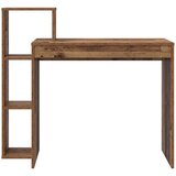  Stol s policom Staro drvo 100 x 40 x 90 cm Konstruirano drvo | shoptok.hr