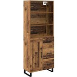 vidaXL Visok predalnik Star les 69,5 x 34 x 180 cm Konstruiran les, (5000107922) | Shoptok.si