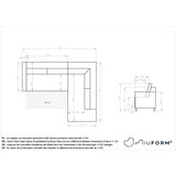 Miuform Bež sklopiva kutna garnitura od samta (s desnim kutom) Lofty Lilly – | shoptok.hr