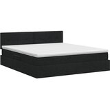  Krevet s madracem i skladištem Crna 140 x 190 cm Baršun | shoptok.hr