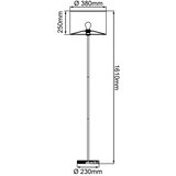 Brilliant podna lampa wimea 1xE27/52W/230V crna/bež | Eponuda.com