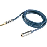 RCA stereo kabel, 3.5mm moški, 3.5mm ženski, prem.kv., 2.5met - A 54-2.5M