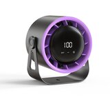 INF 100-stopenjski ventilator s sponko za kroženje zraka, baterija 2000mAh, digitalni zaslon, nočna lučka in večkotno nastavljanje Siva, (5000286498) | Shoptok.si
