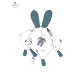 MimiNu tješilica/igračka za bebe Bunny BabyShower Petrol | shoptok.hr