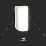  LED spoljašnje zidno svetlo LED/12W/230V 3000/4200/6500K IP65 belo | Eponuda.com