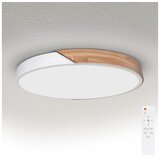  Brilagi - LED prigušiva svetiljka PILANA LED/60W/230V hrast/bela prečnik 60 cm + daljinski upravljač | Eponuda.com