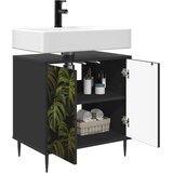  Kupaonski ormar ELBURG Crni hrast 60 x 40 x 61 cm | shoptok.hr