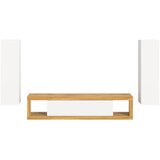 MID.YOU Dnevni Regal Tango, Barva Hrasta, Bela, 3-Delni | Shoptok.si