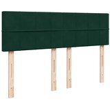  Krevet s oprugama i madracem tamnozeleni 140x190 cm baršunasti | shoptok.hr