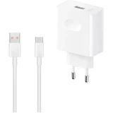 kućni punjač super charge 80W Beli + kabl Type A na Type C