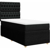 Box spring krevet s madracem crni 80 x 200 cm od tkanine | shoptok.hr