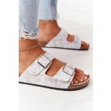 EVENTO PE1 Women's Slides On Corck Silver Vivio | Shoptok.si