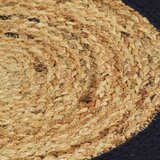  Podmetači 4 kom prirodna i modra boja 38 cm od jute i pamuka | shoptok.hr