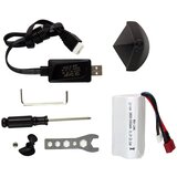  Gliser na daljinsko upravljanje R/C 2.4G 35 KM/H - crveni | shoptok.hr