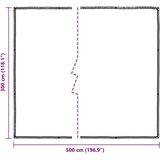  Prozirna cerada s ušicama 3x5 m polietilen | shoptok.hr