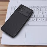 Nillkin CamShield maska sa zaštitnim štitnikom za kameru Samsung Galaxy A32 5G crna | shoptok.hr