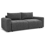 Bobochic Paris Tamno siva sklopiva/s prostorom za odlaganje sofa 248 cm Arsene – | shoptok.hr
