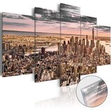  Slika na akrilnom staklu - New York City: Morning Sky [Glass] 200x100 Cijene