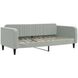  Dnevni ležaj svjetlosivi 100x190 cm baršunasti | shoptok.hr