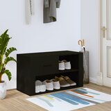 vidaXL Ormarić za cipele crni 80 x 35 x 45 cm od konstruiranog drva Cijene