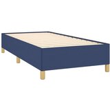  Box spring postelja z vzmetnico modra 100x200 cm blago | Shoptok.si