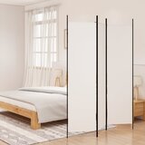 Sobna pregrada s 3 panela bijela 150 x 200 cm od tkanine | shoptok.hr