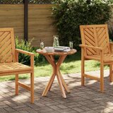  Bocni stol Smeđa 70 x 70 x 75 cm Čvrsto teak drvo | shoptok.hr